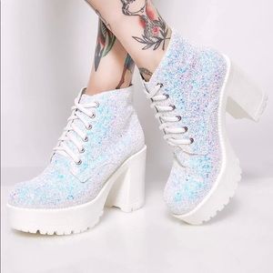 **Please read description** NWT Sweet Dreams Glitter Boots - size 37
